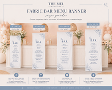 Load image into Gallery viewer, The Bar Menu Fabric Banner