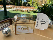 Load image into Gallery viewer, Delilah Gold Frame Card Box RENTAL