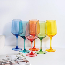 Load image into Gallery viewer, Alora Multi-Color Wine Glass - RENTAL