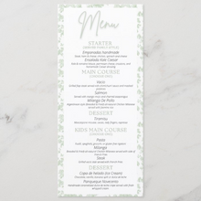 Load image into Gallery viewer, French Toile Green Menu (Digital)