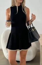 Load image into Gallery viewer, Charlotte Round Neck Knit A-Line Midi Dress