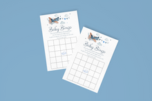 Load image into Gallery viewer, Vintage Airplane Baby Shower BINGO Game