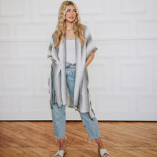 Load image into Gallery viewer, Vertical Endeavors Striped Kimono