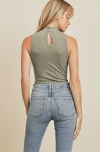 Load image into Gallery viewer, Eden Mock Neck Tank Bodysuit