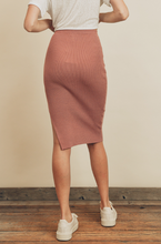 Load image into Gallery viewer, Raven Pencil Midi Skirt