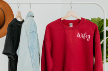 Load image into Gallery viewer, Wifey Crewneck Sweater