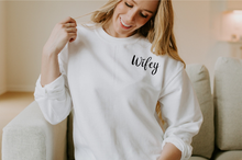 Load image into Gallery viewer, Wifey Crewneck Sweater