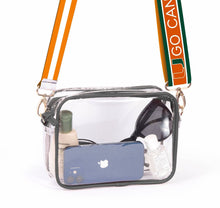 Load image into Gallery viewer, Clara Canes clear stadium crossbody