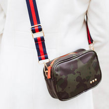 Load image into Gallery viewer, Carlie Camo Faux Leather Crossbody