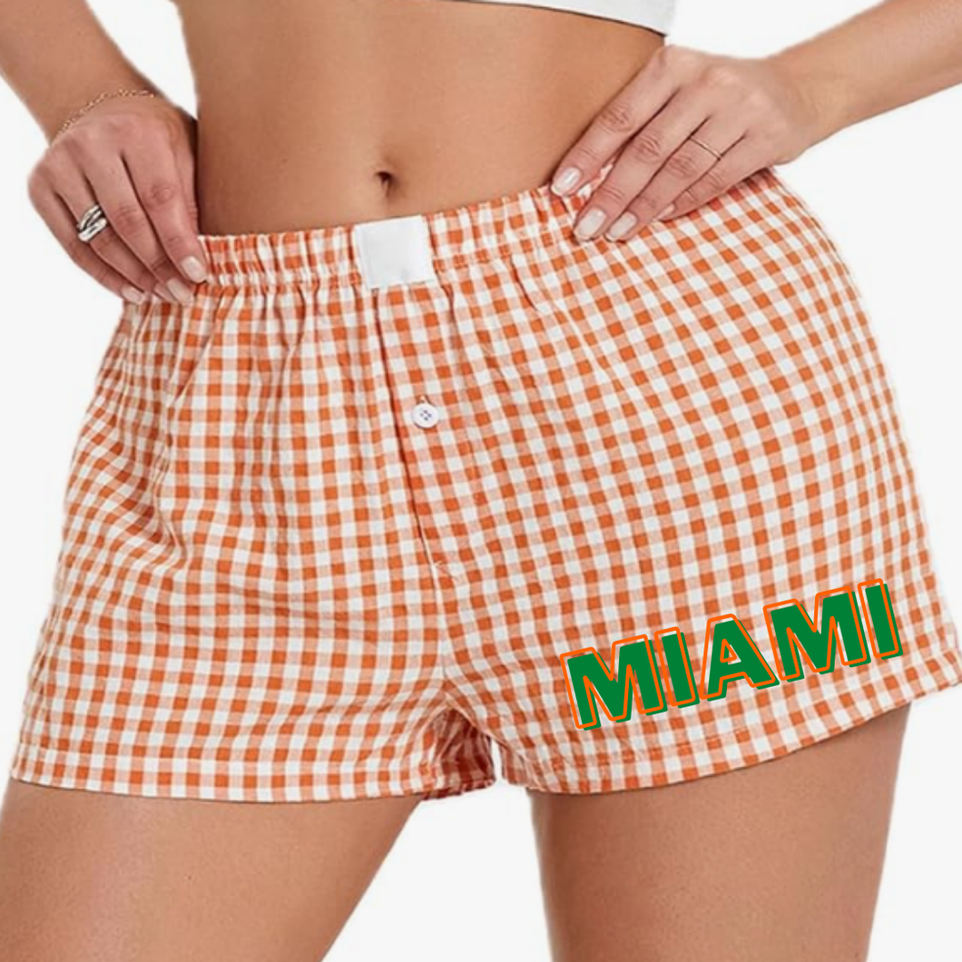 Miami Gingham Shorts
