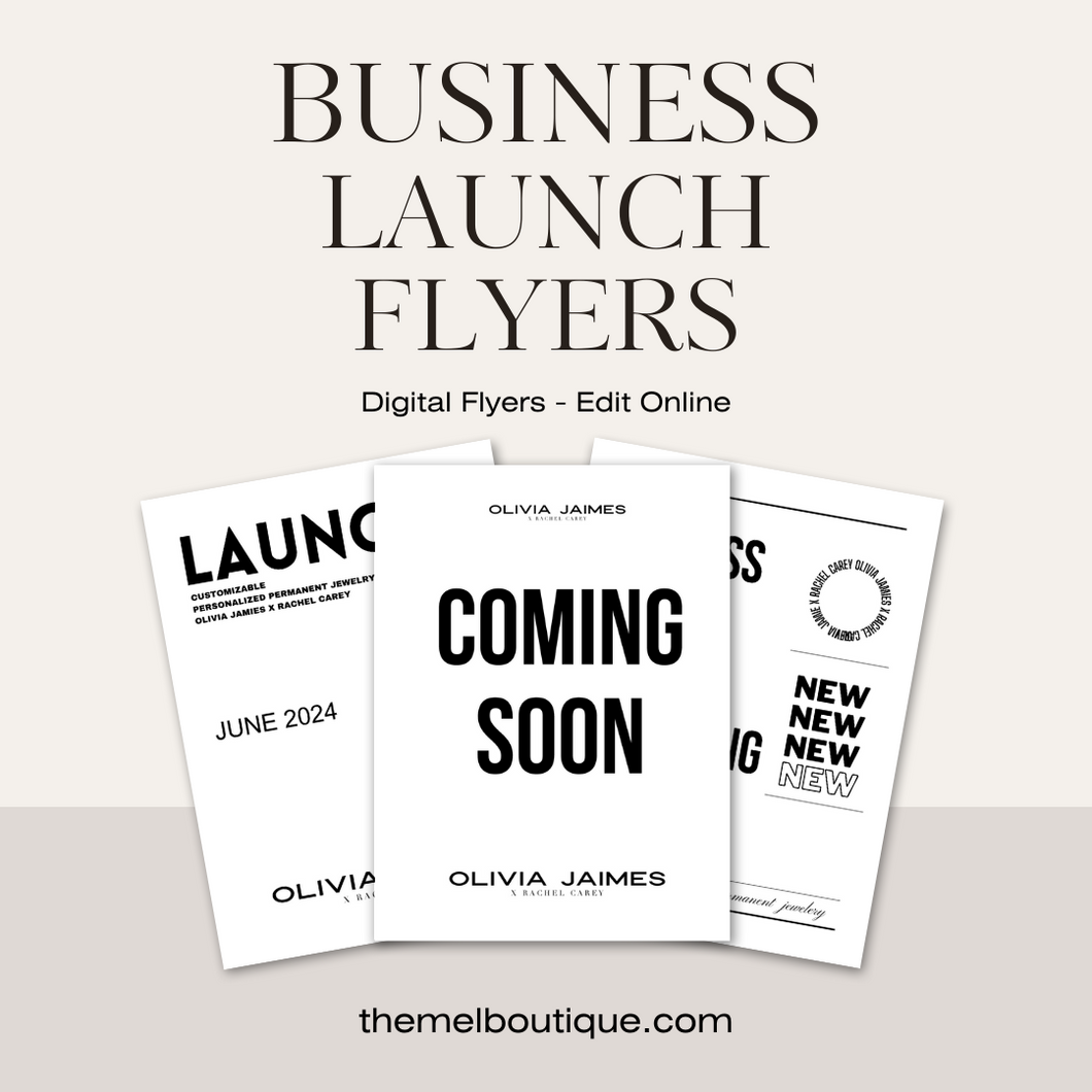 Business Launch Flyers