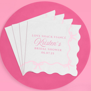 Love Shack Fiancé Bridal Shower Cocktail Napkins