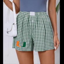 Load image into Gallery viewer, UM - Canes Gingham Shorts
