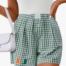 Load image into Gallery viewer, UM - Canes Gingham Shorts
