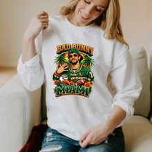 Load image into Gallery viewer, Bad Bunny x Miami Hurricanes Crewneck Sweatshirt
