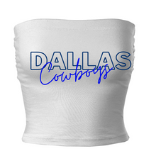 Load image into Gallery viewer, Dallas Cowboys Tube Top
