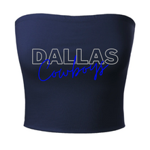 Load image into Gallery viewer, Dallas Cowboys Tube Top
