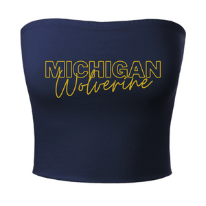 Michigan Wolverine Tube top