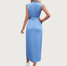 Load image into Gallery viewer, Blake Mock Neck Sleeveless Maxi Dress
