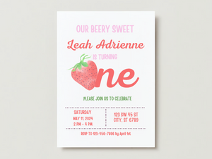 Our Berry Sweet Invitation