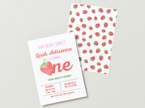 Our Berry Sweet Invitation