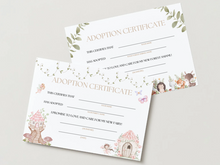 Load image into Gallery viewer, Fairy Adoption Certificate
