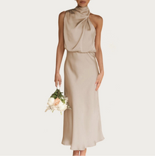 Load image into Gallery viewer, Meredith Halter Formal Midi Dress
