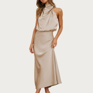 Meredith Halter Formal Midi Dress