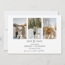 Load image into Gallery viewer, Minimalist Save the date
