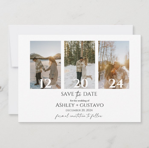 Minimalist Save the date