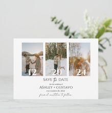 Load image into Gallery viewer, Minimalist Save the date
