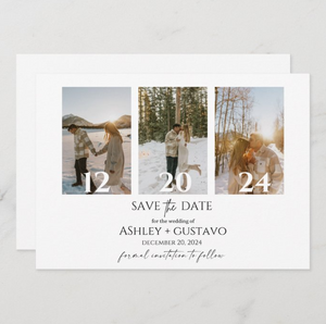 Minimalist Save the date