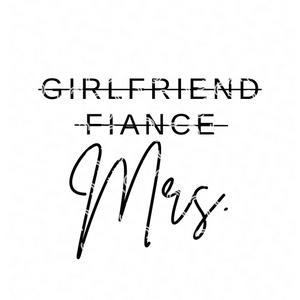 Girlfriend Fiance Mrs SVG