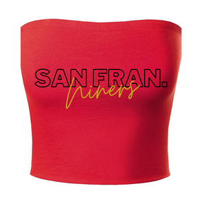 San Francisco Niners Tube top