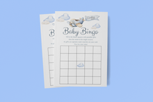 Load image into Gallery viewer, Landing Soon Baby Shower BINGO Game
