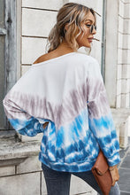 Load image into Gallery viewer, Blaze Tie Dye Slouch Blouse
