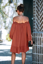 Load image into Gallery viewer, Edison Off Shoulder Dress
