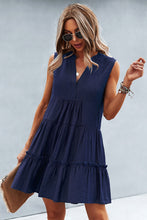 Load image into Gallery viewer, Lin Ruffle V-neck Dress
