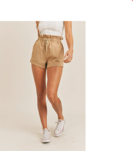 Margo Elastic Drawstring Shorts