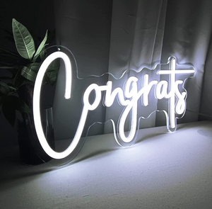 Congrats Neon Sign RENTAL