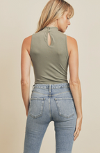 Load image into Gallery viewer, Eden Mock Neck Tank Bodysuit
