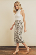 Load image into Gallery viewer, Ela Midi wrap Skirt
