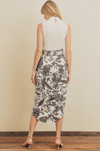 Ela Midi wrap Skirt