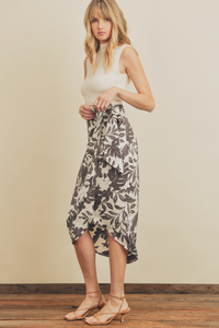 Ela Midi wrap Skirt