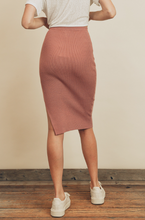 Load image into Gallery viewer, Raven Pencil Midi Skirt
