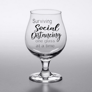 Surviving Social Distancing one glass at a time | Tulip Glass