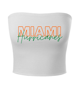 Miami Hurricane Tube top