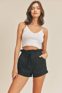 Margo Elastic Drawstring Shorts