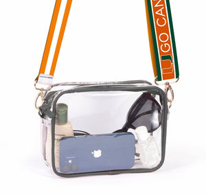 Clara Canes clear stadium crossbody