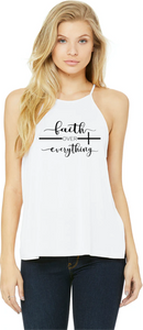 Faith over everything High Neck Tank